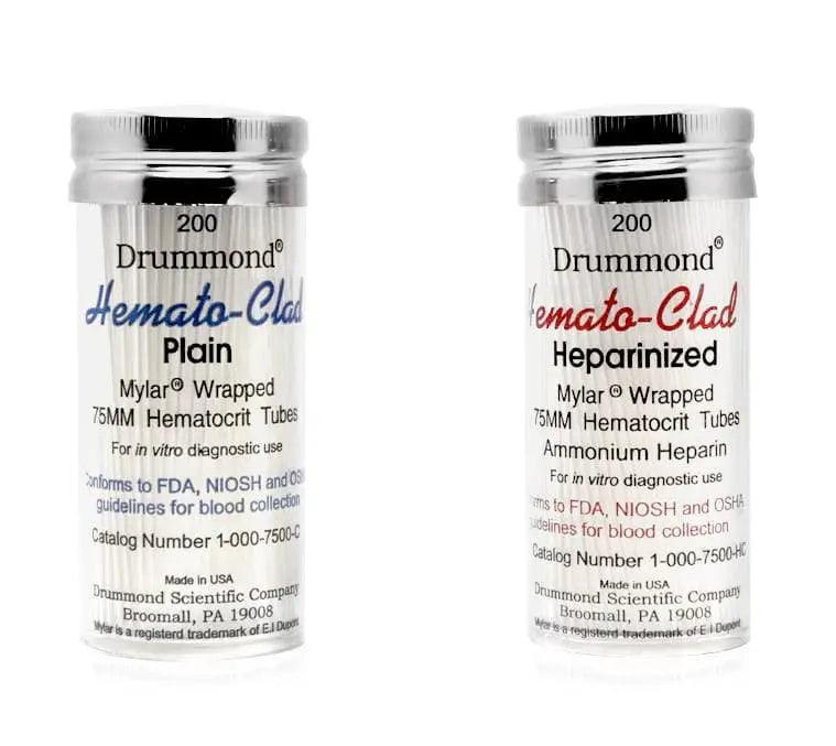 75mm Mylar Clad Microhematocrit Tubes - LW Scientific