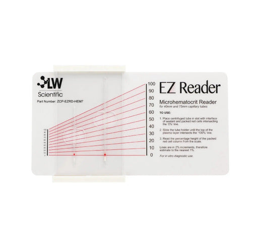 EZ Reader Microhematocrit Card - LW Scientific