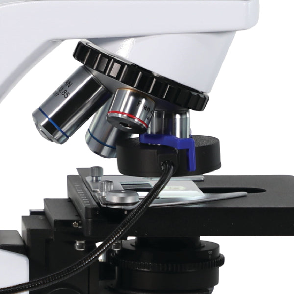 SoiLite i4 Model attached under microscope objective for top-down illumination