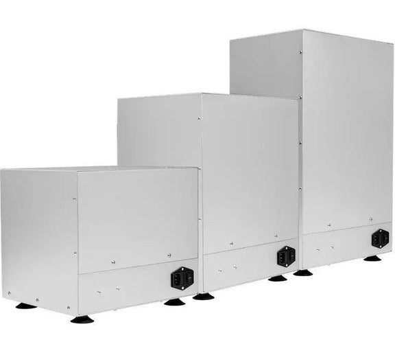 Back view of USA-made lab incubators – 10L, 20L, 30L sizes