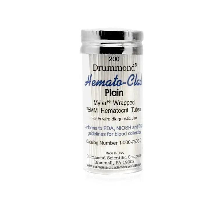 75mm Mylar Clad Microhematocrit Tubes - LW Scientific