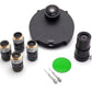 Innovation Microscope Infinity Turret Phase Kit: 10x, 20x, 40x, 100x, Brightfield, Darkfield - LW Scientific