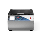 LW Scientific MXU touchscreen laboratory centrifuge with stainless steel body and black lid.