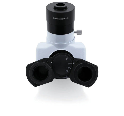 i4 Microscope Trinocular Head with 0.5x Trinocular Pipe attachment - LW Scientific