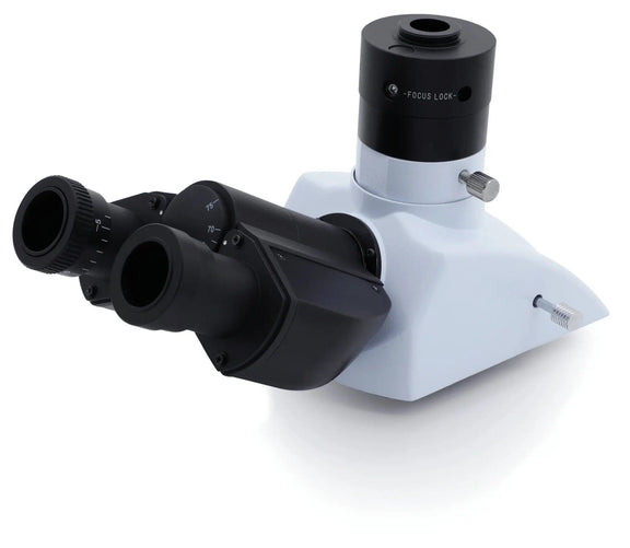 i4 Microscope Trinocular Head with 0.5x Trinocular Pipe attachment - LW Scientific
