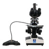 Front view of LW Scientific Revelation III microscope using SoiLite Desk Model illumination system