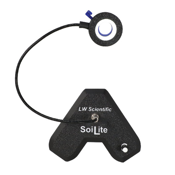 Top view of SoiLite Desk Model showing power unit and LED ring